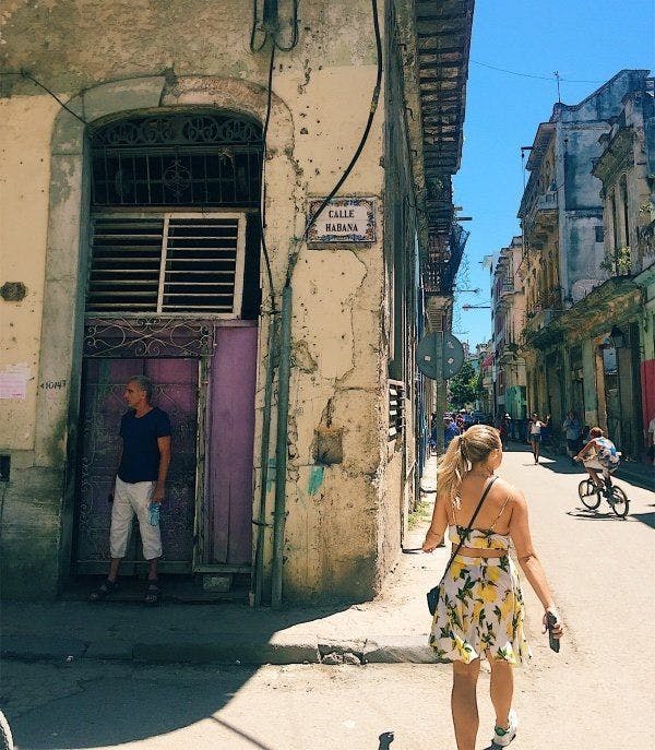 2 White Girls in Cuba